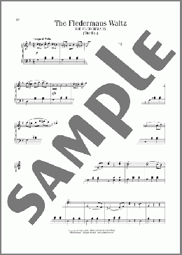 The Fledermaus Waltz(Johann Strauss, Jr.) 楽譜 ピアノ（ソロ） ダウンロード