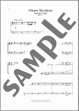 Allegro Maestoso(George Frideric Handel) 楽譜 ピアノ（ソロ） ダウンロード
