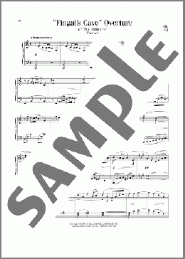 Fingal's Cave Overture(Felix Mendelssohn) 楽譜 ピアノ（ソロ） ダウンロード