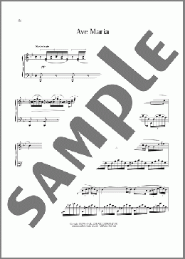 Ave Maria, Op. 52, No. 6(Franz Schubert) 楽譜 ピアノ（ソロ） ダウンロード