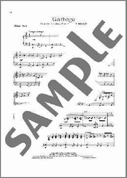 Garbage (from Dear World)(Jerry Herman) 楽譜 ピアノ（ソロ） ダウンロード