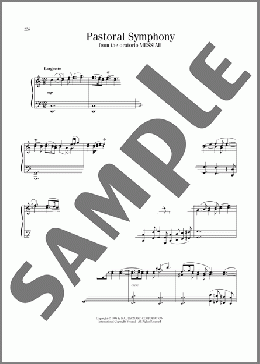 Pastoral Symphony(George Frideric Handel) 楽譜 ピアノ（ソロ） ダウンロード