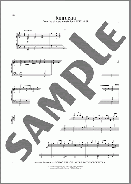 Rondo (Rondeau)(Henry Purcell) 楽譜 ピアノ（ソロ） ダウンロード