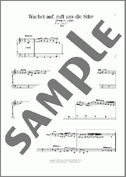 Sleepers, Awake, BWV 140 (Wachet Auf)(Johann Sebastian Bach) 楽譜 ピアノ（ソロ） ダウンロード