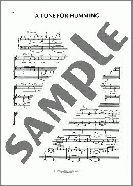 A Tune For Humming(Frank Loesser) 楽譜 ピアノ & ボーカル & ギター ダウンロード