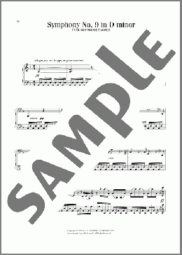 Symphony No. 9, First Movement Excerpt(Ludwig Van Beethoven) 楽譜 ピアノ（ソロ） ダウンロード