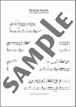Turkish March(Ludwig Van Beethoven) 楽譜 ピアノ（ソロ） ダウンロード