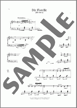 Die Forelle(Franz Schubert/Christian Friedrich Schubart) 楽譜 ピアノ（ソロ） ダウンロード