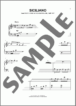 Siciliano(Johann Sebastian Bach) 楽譜 ピアノ（ソロ） ダウンロード
