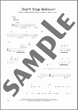 Don't Stop Believin'(Journey) 楽譜 その他 ダウンロード