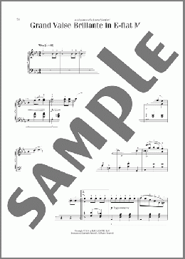 Waltz No. 1, Op. 18(Frederic Chopin) 楽譜 ピアノ（ソロ） ダウンロード