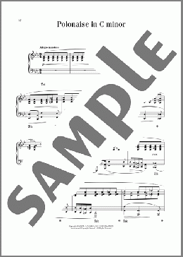 Polonaise In C Minor, Op. 40, No. 2(Frederic Chopin) 楽譜 ピアノ（ソロ） ダウンロード