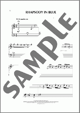 Rhapsody In Blue (from Fantasia 2000)(George Gershwin) 楽譜 ピアノ（ソロ） ダウンロード