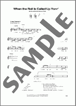 When The Roll Is Called Up Yonder(James M. Black) 楽譜 メロディ ダウンロード