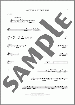 Another In The Fire(Hillsong United) 楽譜 アルトサックス（ソロ） ダウンロード
