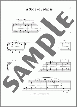 Chanson Triste, Op. 40, No. 2(Pyotr Il'yich Tchaikovsky) 楽譜 ピアノ（ソロ） ダウンロード