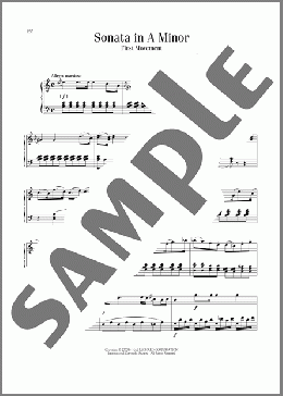 Sonata No. 8 In A Minor, K. 310(Wolfgang Amadeus Mozart) 楽譜 ピアノ（ソロ） ダウンロード