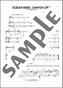 Ocean Wide, Canyon Deep (feat. Laura Mvula)(Jacob Collier) 楽譜 ピアノ & ボーカル ダウンロード