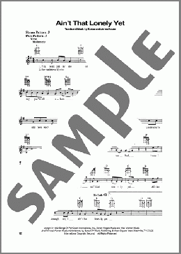 Ain't That Lonely Yet(Dwight Yoakam) 楽譜 メロディ ダウンロード