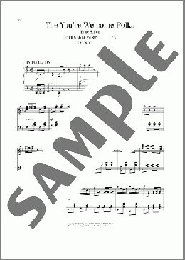 The You're Welcome Polka, Op. 372(Johann Strauss) 楽譜 ピアノ（ソロ） ダウンロード