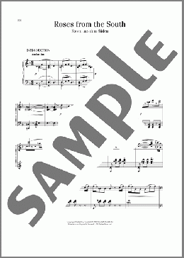 Roses From The South, Op. 388(Johann Strauss) 楽譜 ピアノ（ソロ） ダウンロード