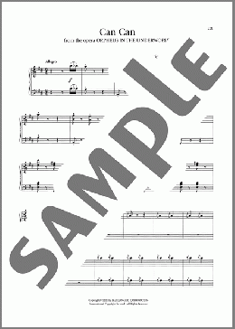 Can Can(Jacques Offenbach) 楽譜 ピアノ（ソロ） ダウンロード