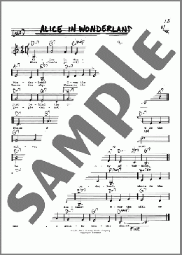 Alice In Wonderland (Low Voice)(Sammy Fain/Bob Hilliard) 楽譜 その他 ダウンロード
