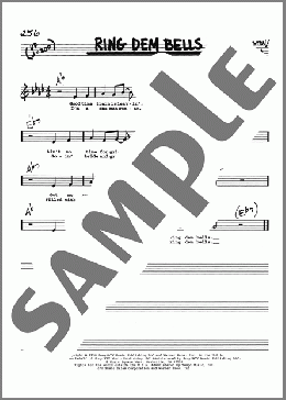 Ring Dem Bells (Low Voice)(Irving Mills/Duke Ellington) 楽譜 その他 ダウンロード