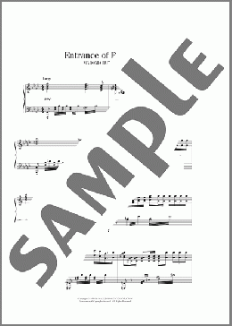 Entrance Of Butterfly(Giacomo Puccini) 楽譜 ピアノ（ソロ） ダウンロード