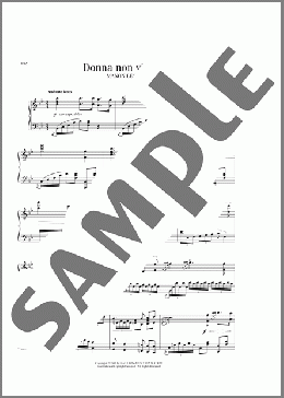Donna Non Vidi Mai(Giacomo Puccini) 楽譜 ピアノ（ソロ） ダウンロード