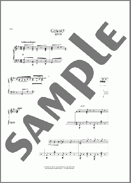 Gavotte(Jules Massenet) 楽譜 ピアノ（ソロ） ダウンロード
