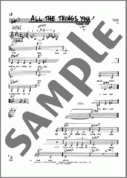 All The Things You Are (Low Voice)(Jerome Kern/Oscar Hammerstein II) 楽譜 その他 ダウンロード