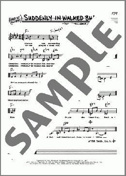 In Walked Bud (Low Voice)(Thelonious Monk) 楽譜 その他 ダウンロード