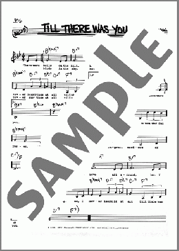 Till There Was You (Low Voice)(The Beatles) 楽譜 その他 ダウンロード