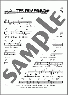 The Frim Fram Sauce (Low Voice)(Redd Evans/Joe Ricardel) 楽譜 その他 ダウンロード