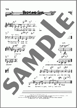 Body And Soul (Low Voice)(John Green/Frank Eyton/Robert Sour/Edward Heyman) 楽譜 その他 ダウンロード