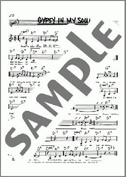 Gypsy In My Soul (Low Voice)(Moe Jaffe/Clay Boland) 楽譜 その他 ダウンロード