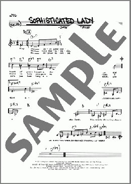 Sophisticated Lady (Low Voice)(Irving Mills/Duke Ellington/Mitchell Parish) 楽譜 その他 ダウンロード