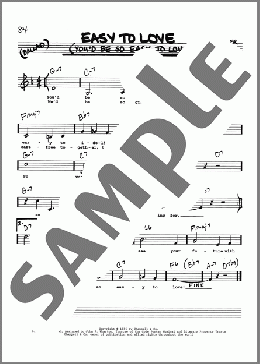 Easy To Love (You'd Be So Easy To Love) (Low Voice)(Cole Porter) 楽譜 その他 ダウンロード
