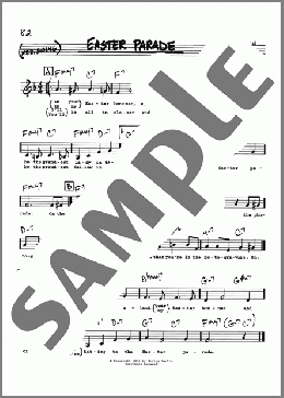 Easter Parade (Low Voice)(Irving Berlin) 楽譜 その他 ダウンロード