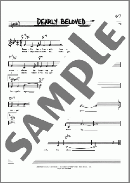 Dearly Beloved (Low Voice)(Jerome Kern/Johnny Mercer) 楽譜 その他 ダウンロード