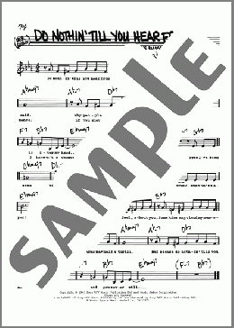 Do Nothin' Till You Hear From Me (Low Voice)(Bob Russell/Duke Ellington) 楽譜 その他 ダウンロード