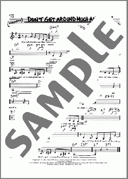 Don't Get Around Much Anymore (Low Voice)(Bob Russell/Duke Ellington) 楽譜 その他 ダウンロード