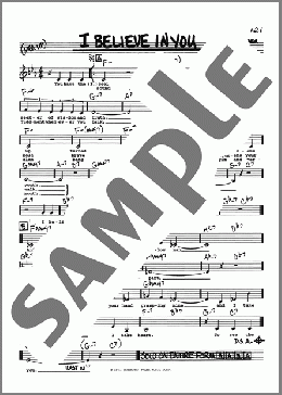 I Believe In You (Low Voice)(Frank Loesser) 楽譜 その他 ダウンロード