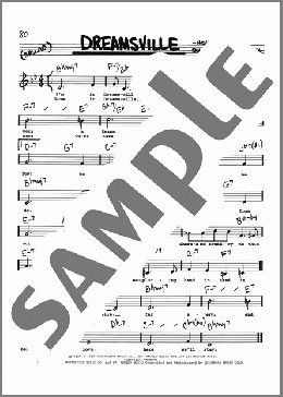 Dreamsville (Low Voice)(Ray Evans/Henry Mancini/Jay Livingston) 楽譜 その他 ダウンロード
