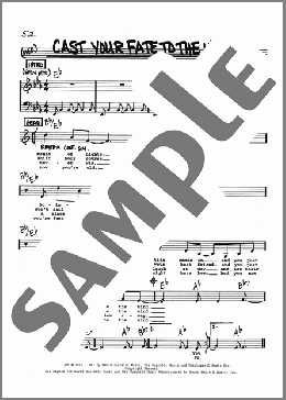 Cast Your Fate To The Wind (Low Voice)(Vince Guaraldi) 楽譜 その他 ダウンロード