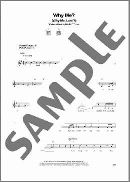 Why Me? (Why Me, Lord?)(Kris Kristofferson) 楽譜 メロディ ダウンロード