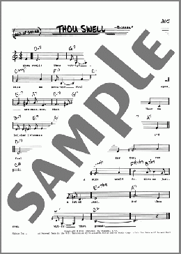 Thou Swell (Low Voice)(Lorenz Hart/Rodgers & Hart/Richard Rodgers) 楽譜 その他 ダウンロード