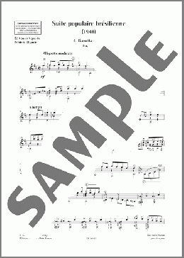 Gavotta-Choro(Heitor Villa-Lobos) 楽譜 ギター（その他） ダウンロード