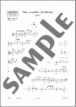 Mazurka-Choro(Heitor Villa-Lobos) 楽譜 ギター（その他） ダウンロード